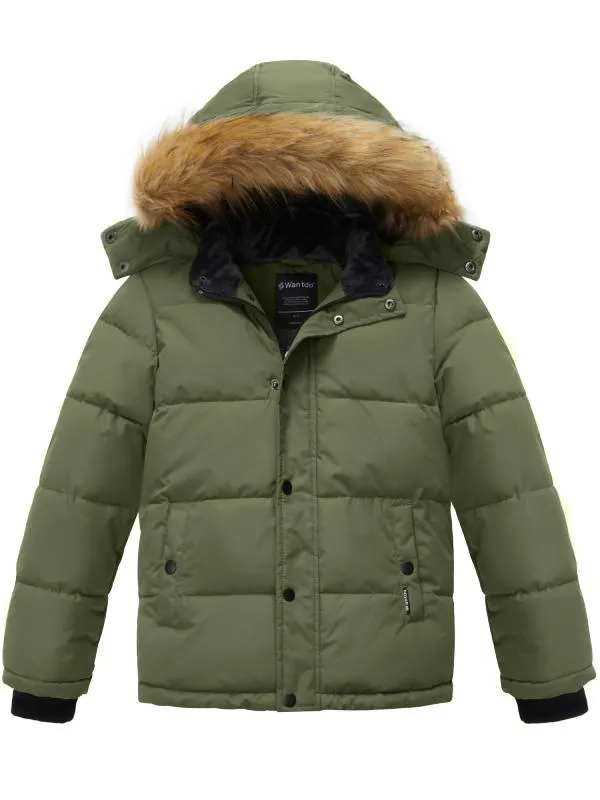 Boys Hooded Puffer Jacket