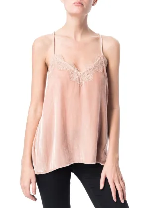 Cami NYC Racer Velvet in Ballet