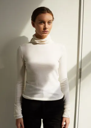 Cashmere Under Turtleneck