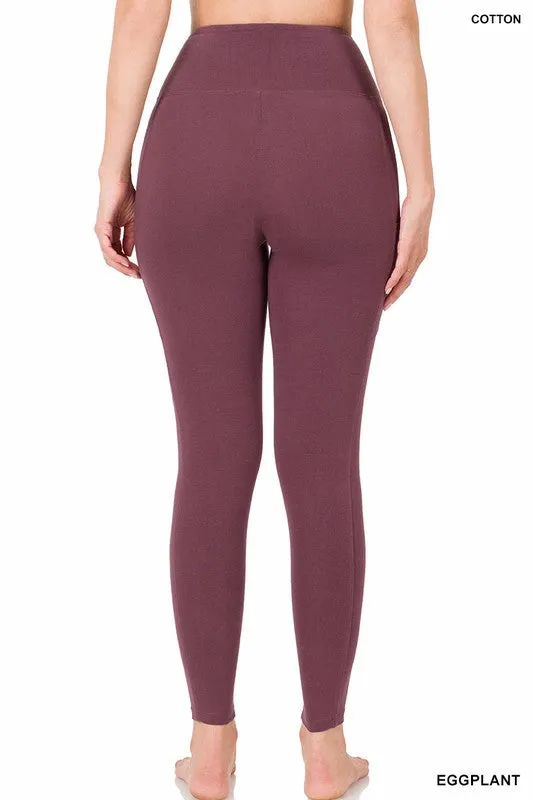 Cotton Leggings with pocket