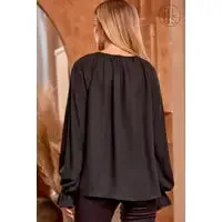 Curvy Girl Round Neck Blouse