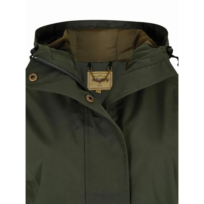 Dubarry Alderford Ladies Long Waterproof Coat - Pesto