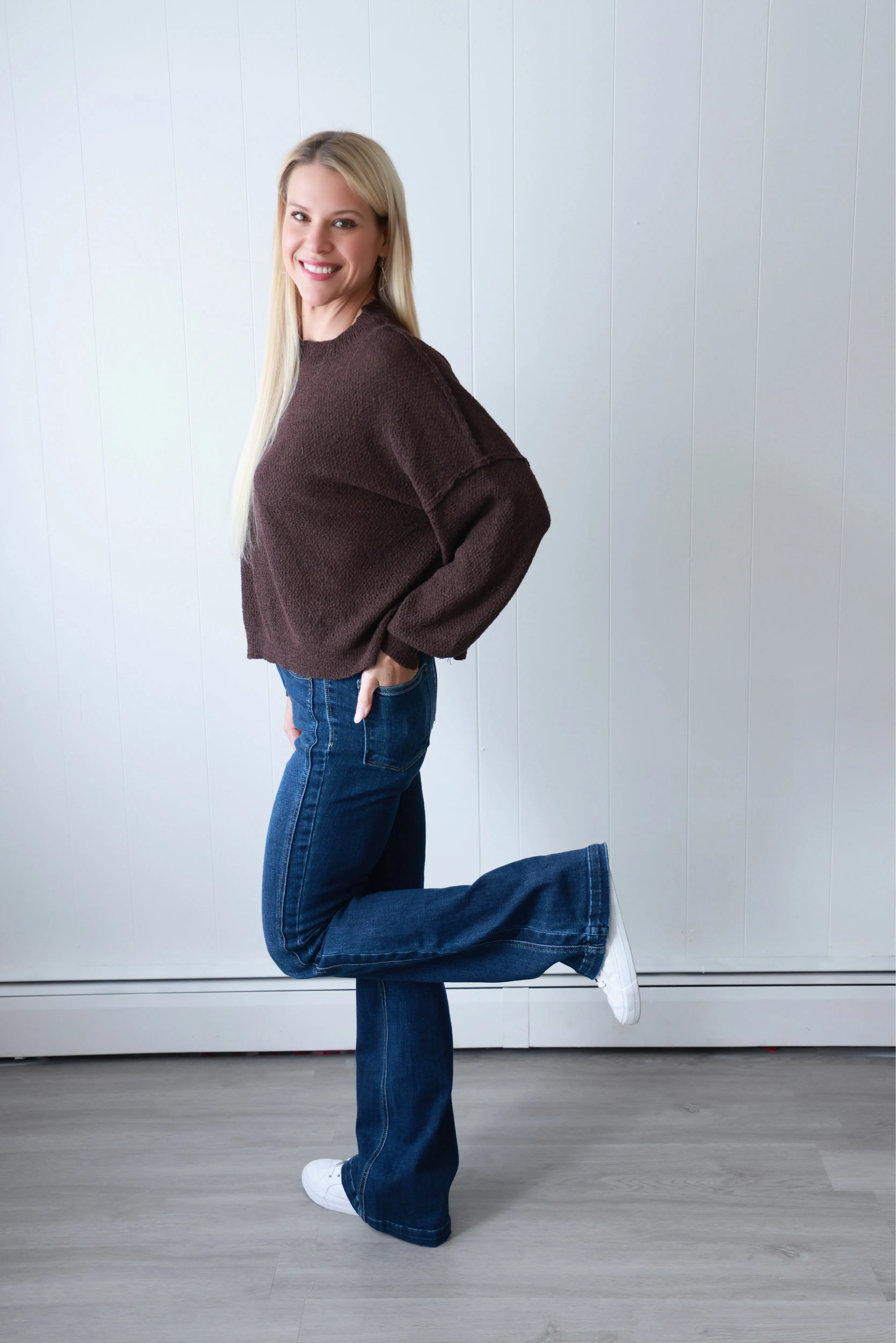 Ember Cropped Lightweight Sweater