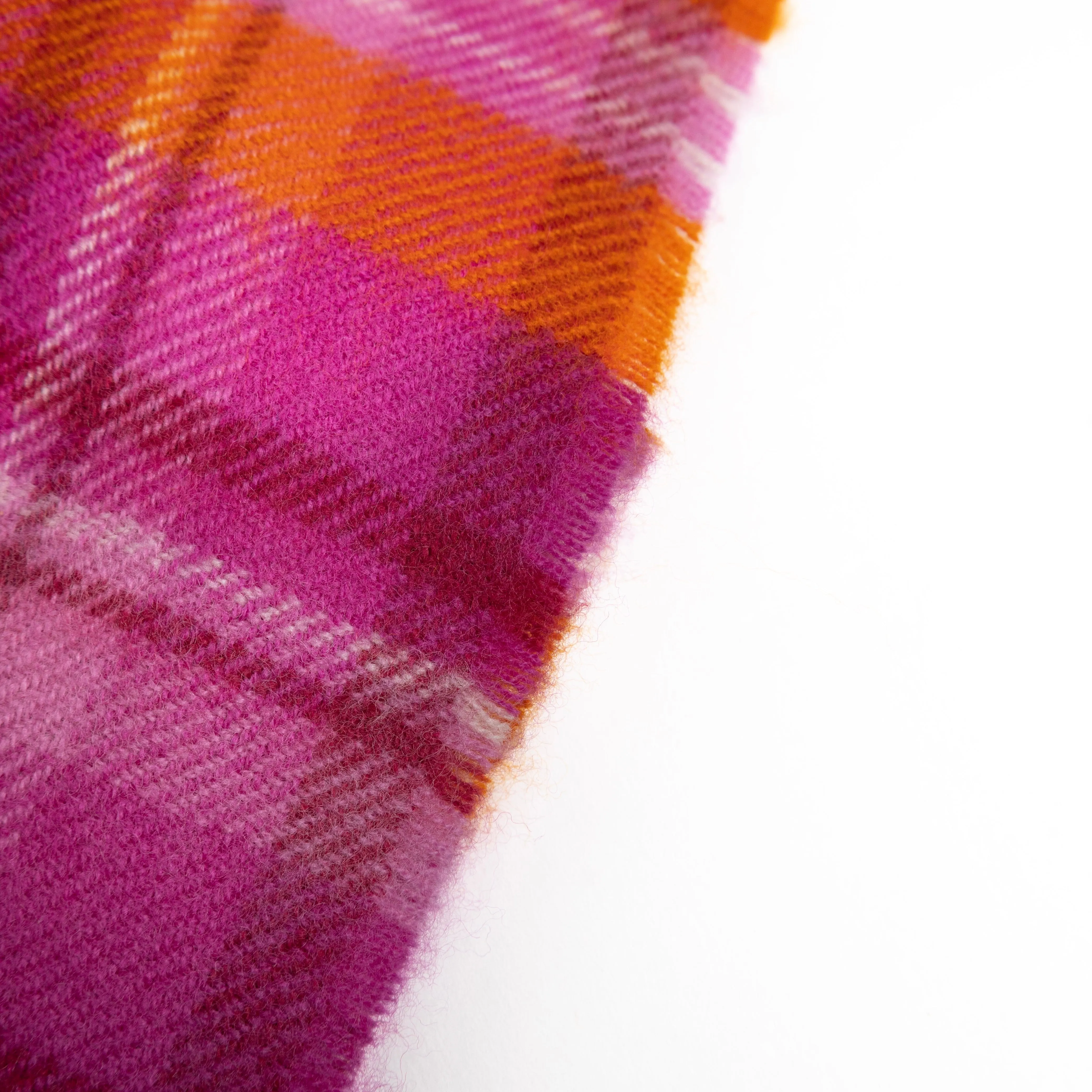 Fizzy Fleece Tartan Lambswool Blanket