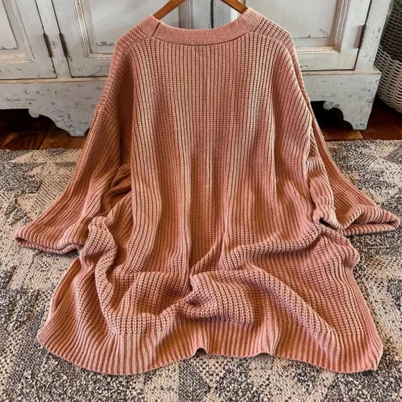 Gleed Oversized Cozy Knit Cardigan Sweater