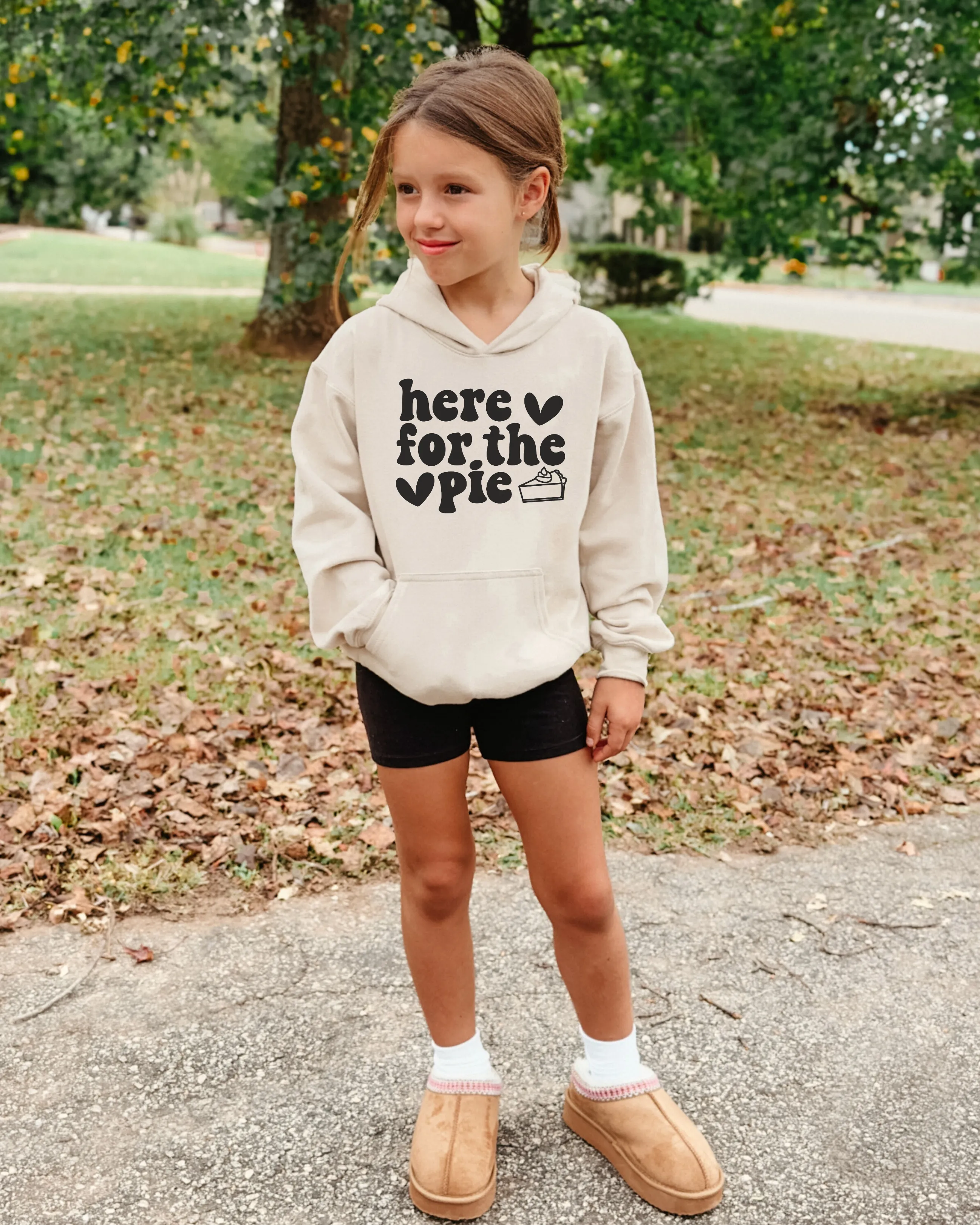 here for the pie | kids sweatshirt