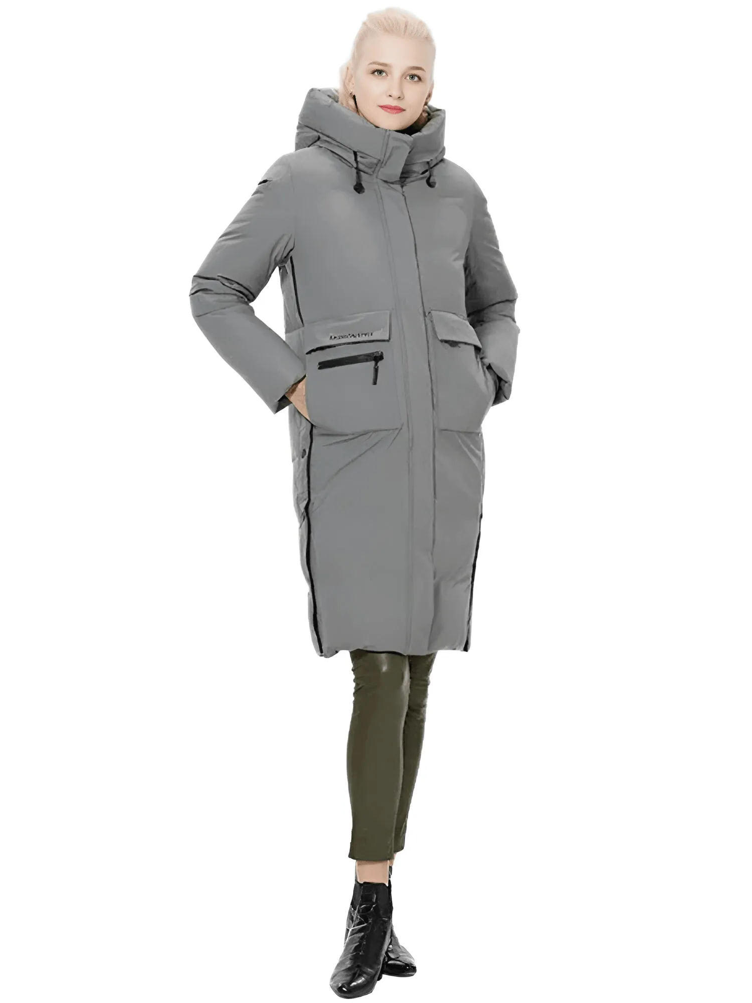 ICEbear Women's Long Winter Jacket With Big Pockets