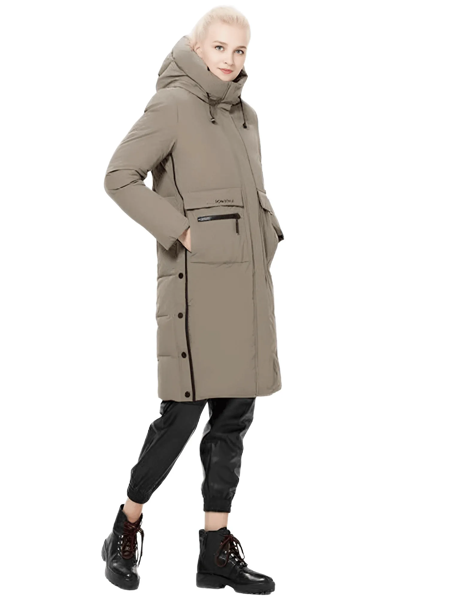 ICEbear Women's Long Winter Jacket With Big Pockets