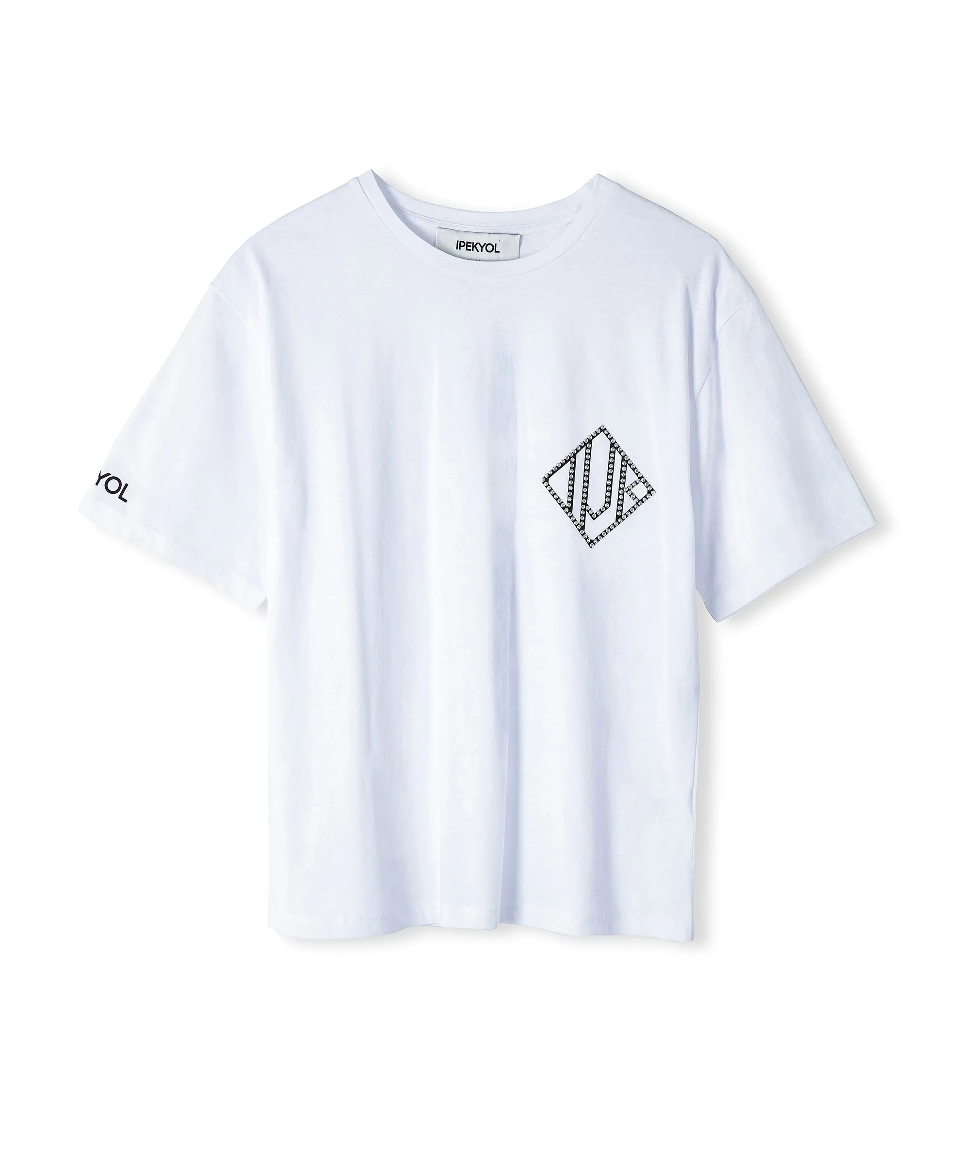 Ipekyol Monogram Print T-Shirt White