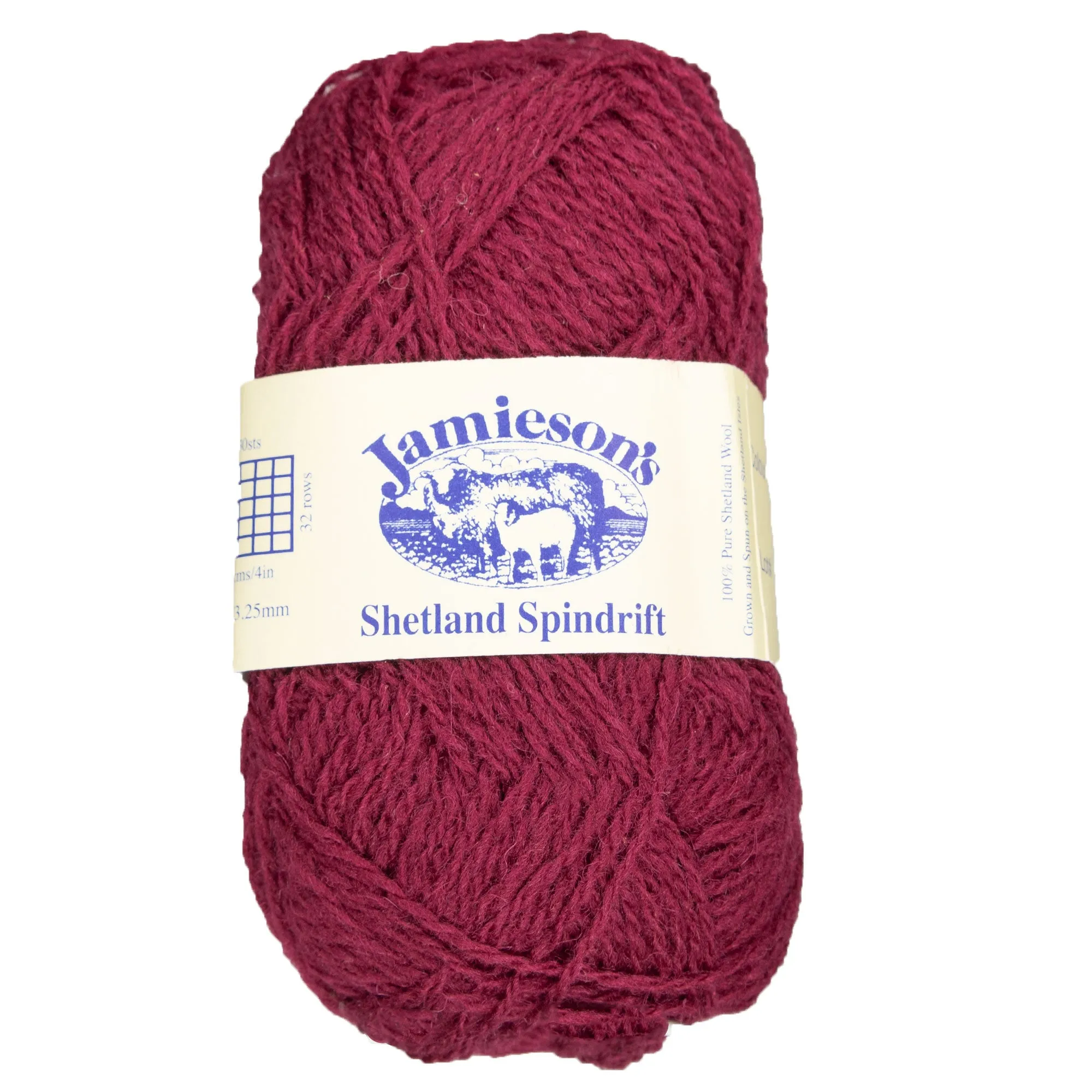 Jamieson's of Shetland Spindrift Yarn - 580 Cherry