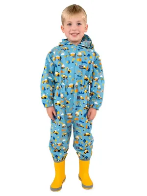 Jan & Jul Kids Fleece Lined Rain Suits | Under Construction