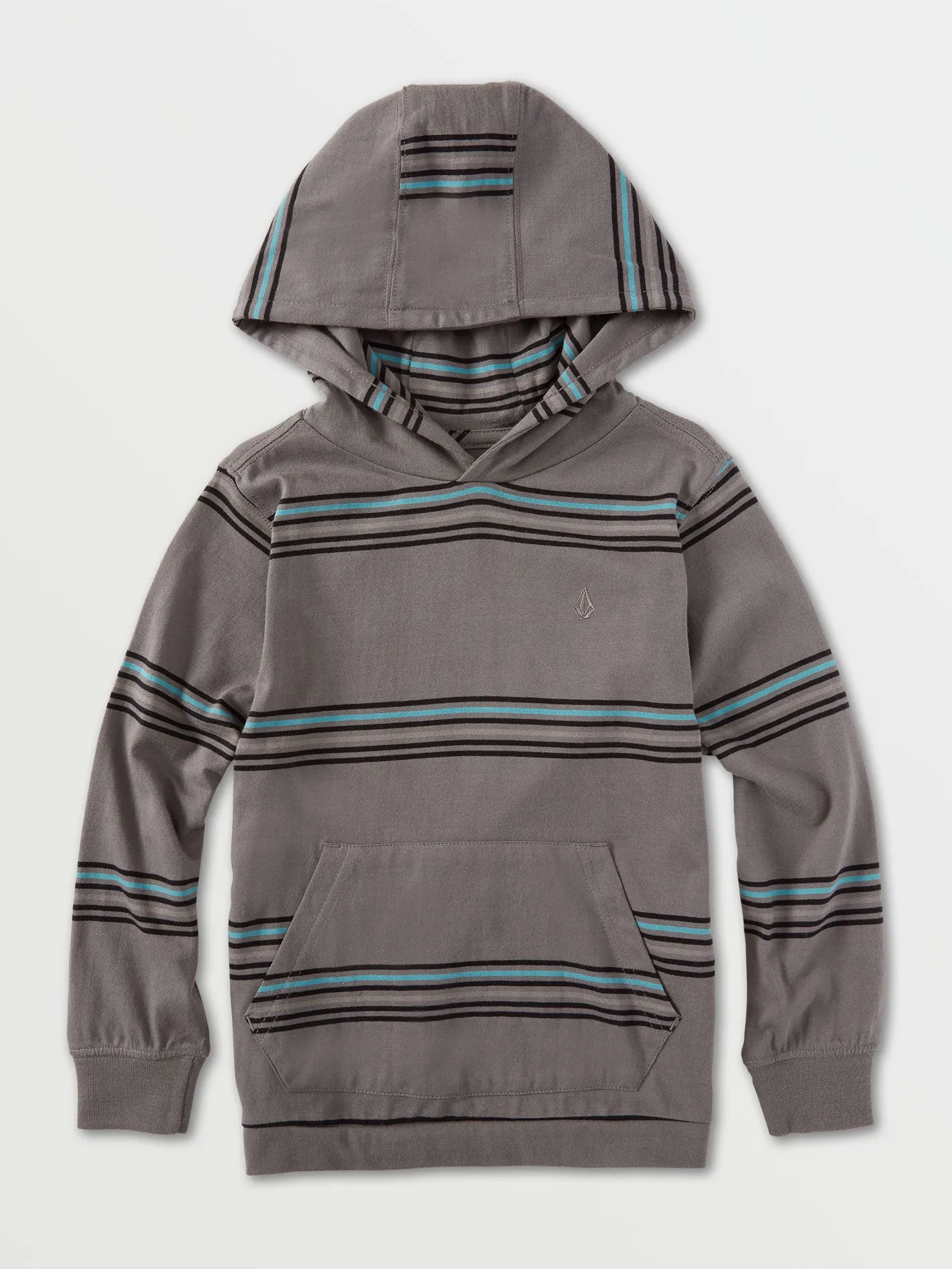 Little Boys Lucas Hooded Long Sleeve Shirt - Castlerock