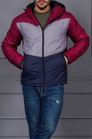 Men's Paneled Puffer Jacket