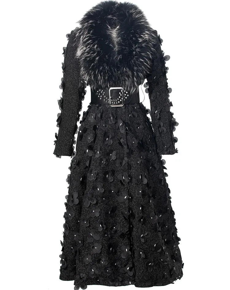 New Style Fur Collar Overcoat