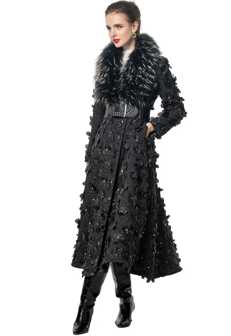 New Style Fur Collar Overcoat