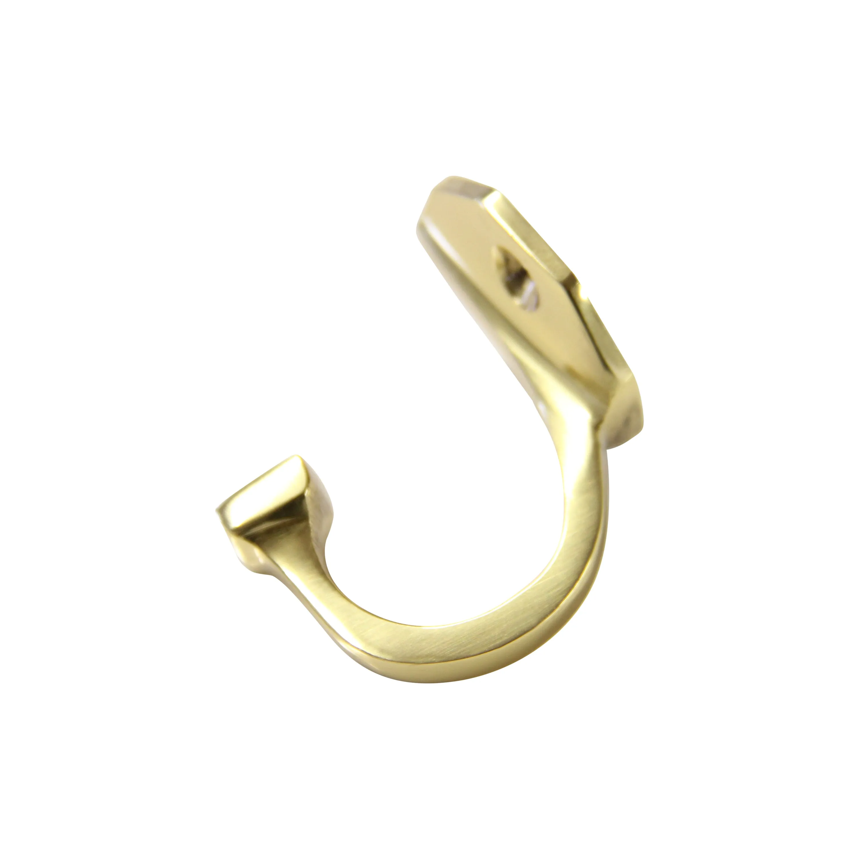 [Octo Hook BR2553] Brass Modern Flat Wall Hook (1.8 Inch)