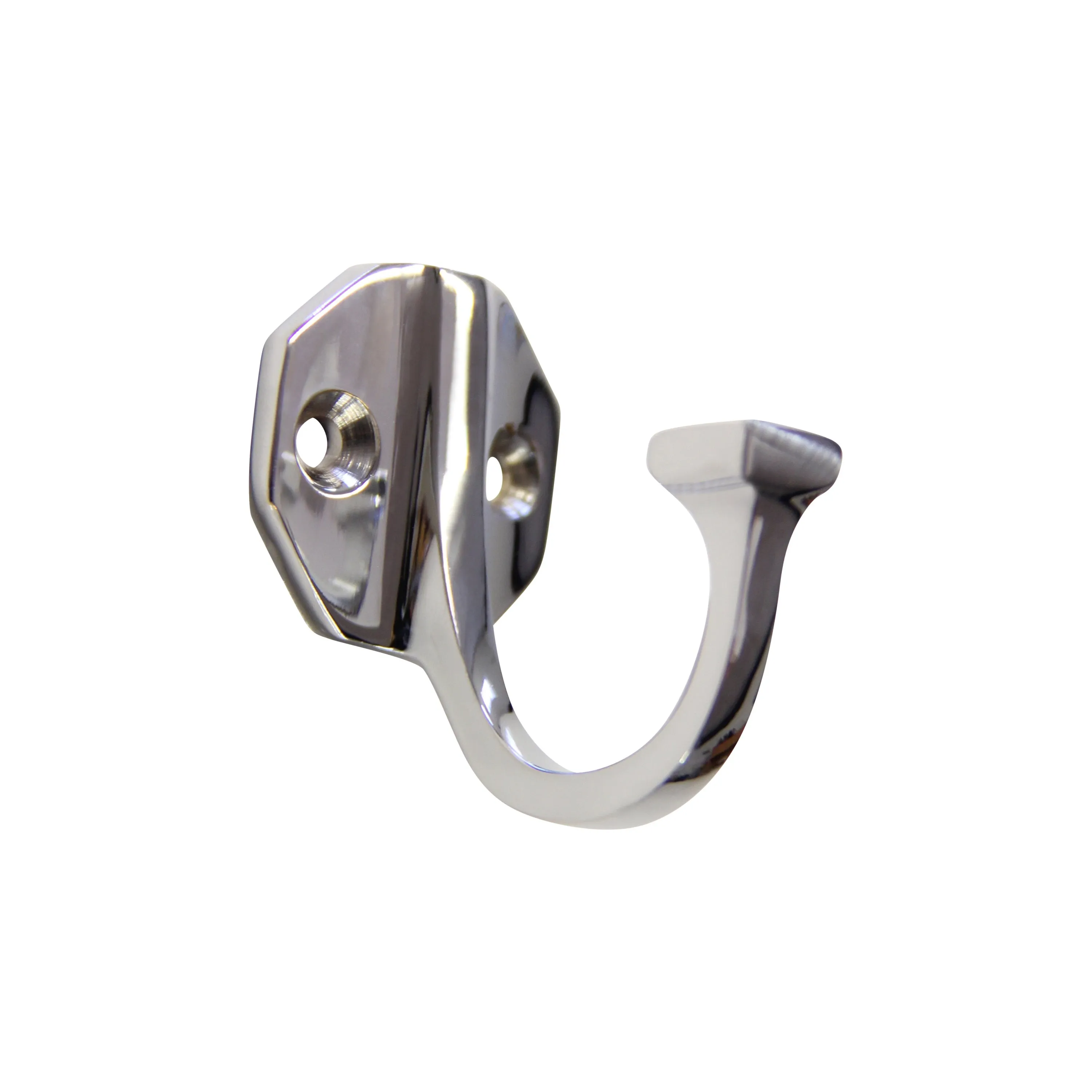 [Octo Hook BR2553] Brass Modern Flat Wall Hook (1.8 Inch)