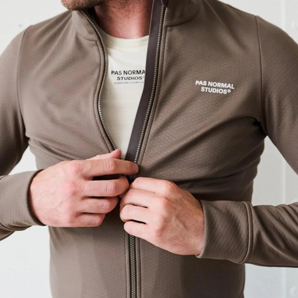 PAS NORMAL STUDIOS Essential Thermal LS Jersey - Ash Brown