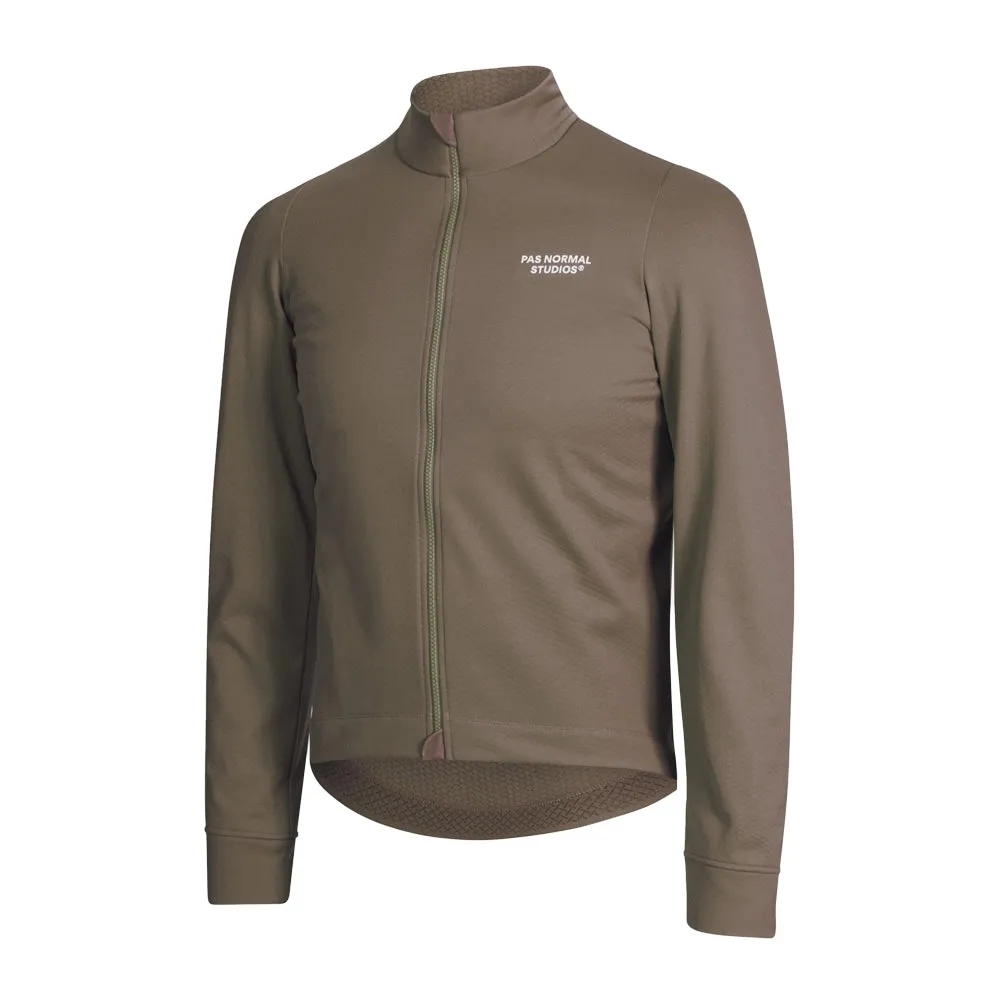 PAS NORMAL STUDIOS Essential Thermal LS Jersey - Ash Brown