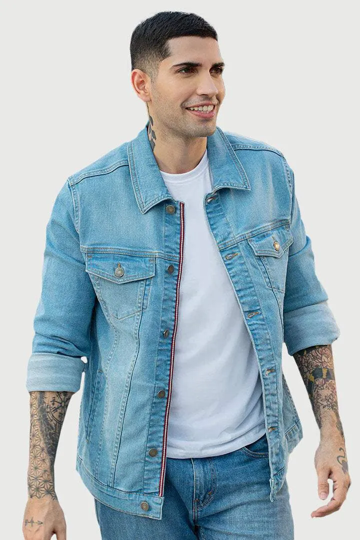 Powder Blue Denim Jacket