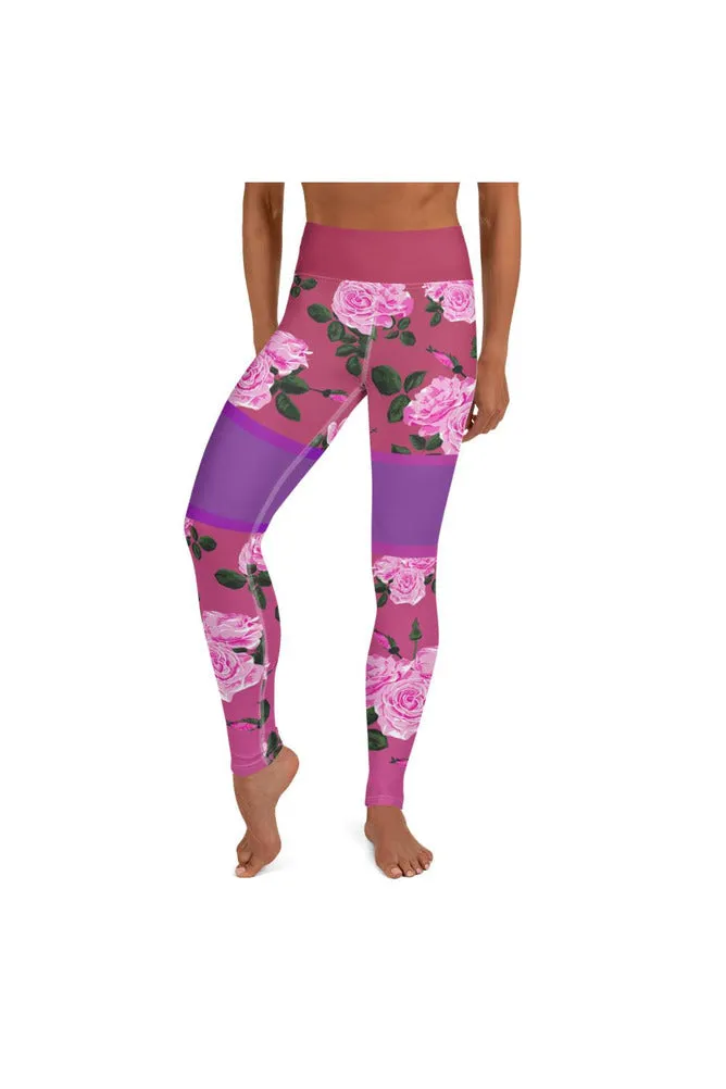 Rose Kimono Solid OC Nelly Chan Inspired Yoga Leggings