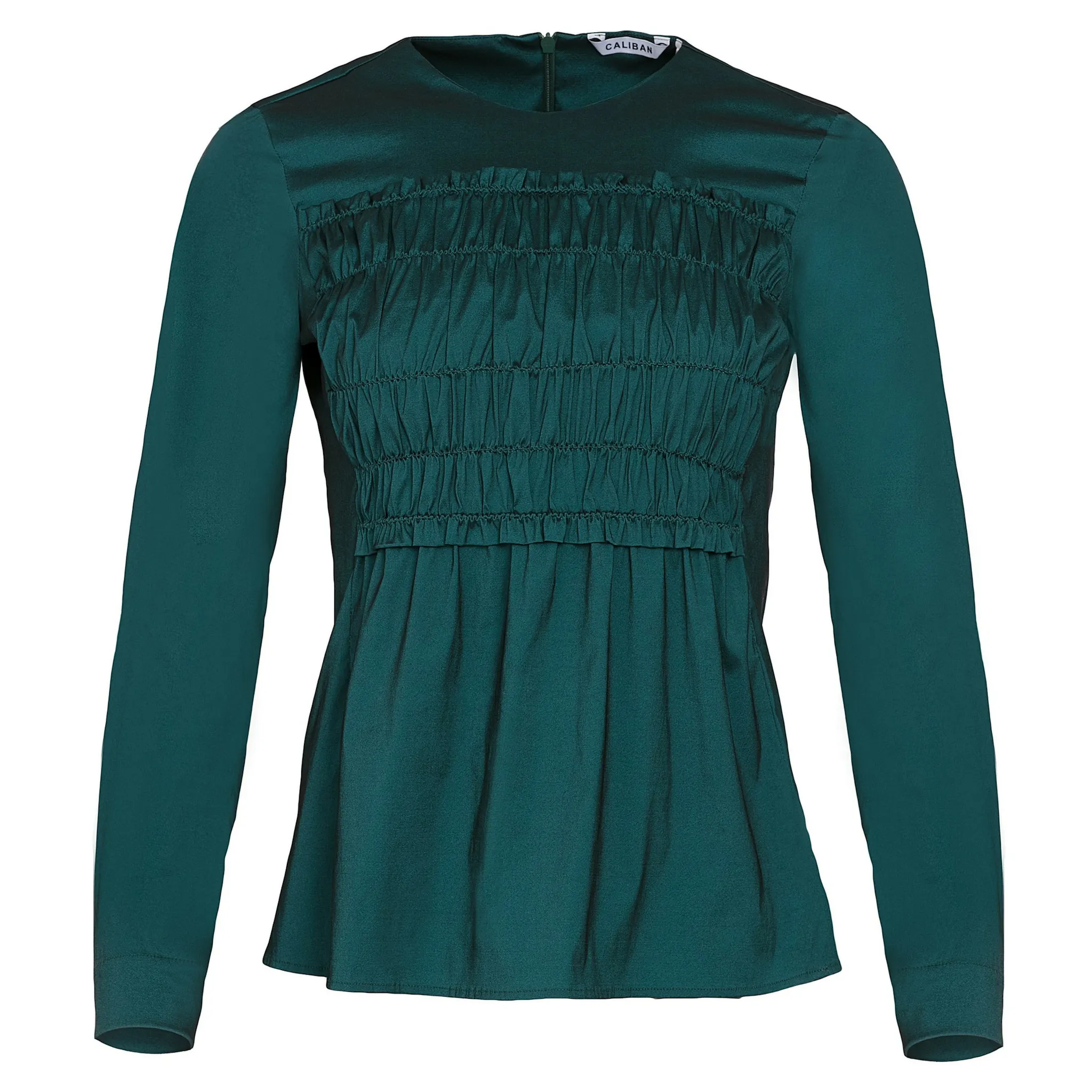 Ruched Blouse - Peacock