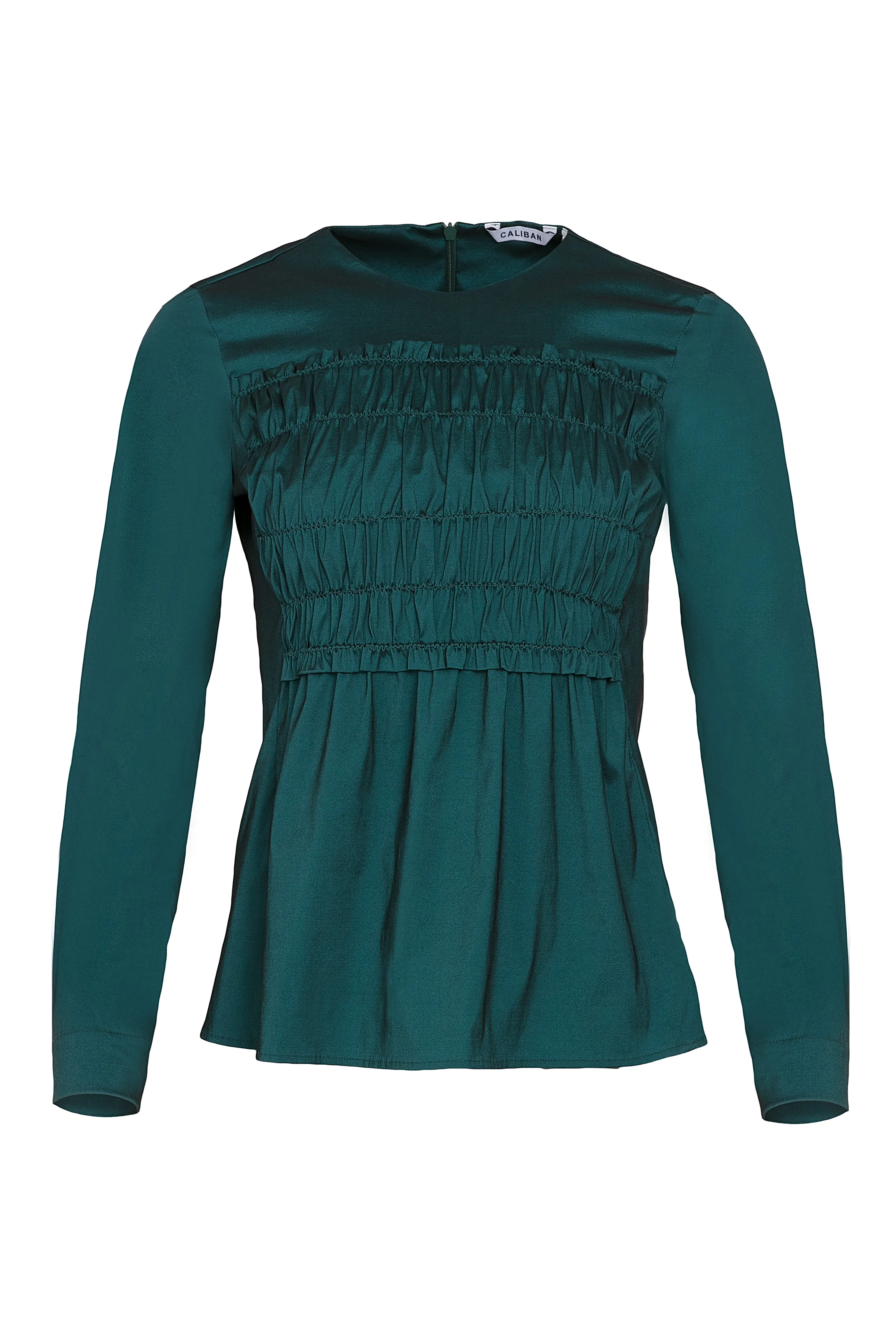 Ruched Blouse - Peacock