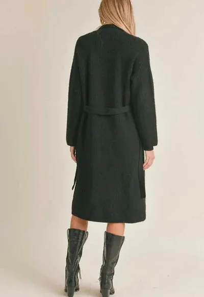 Sage The Label - Krissy Belted Sweater / Coatigan