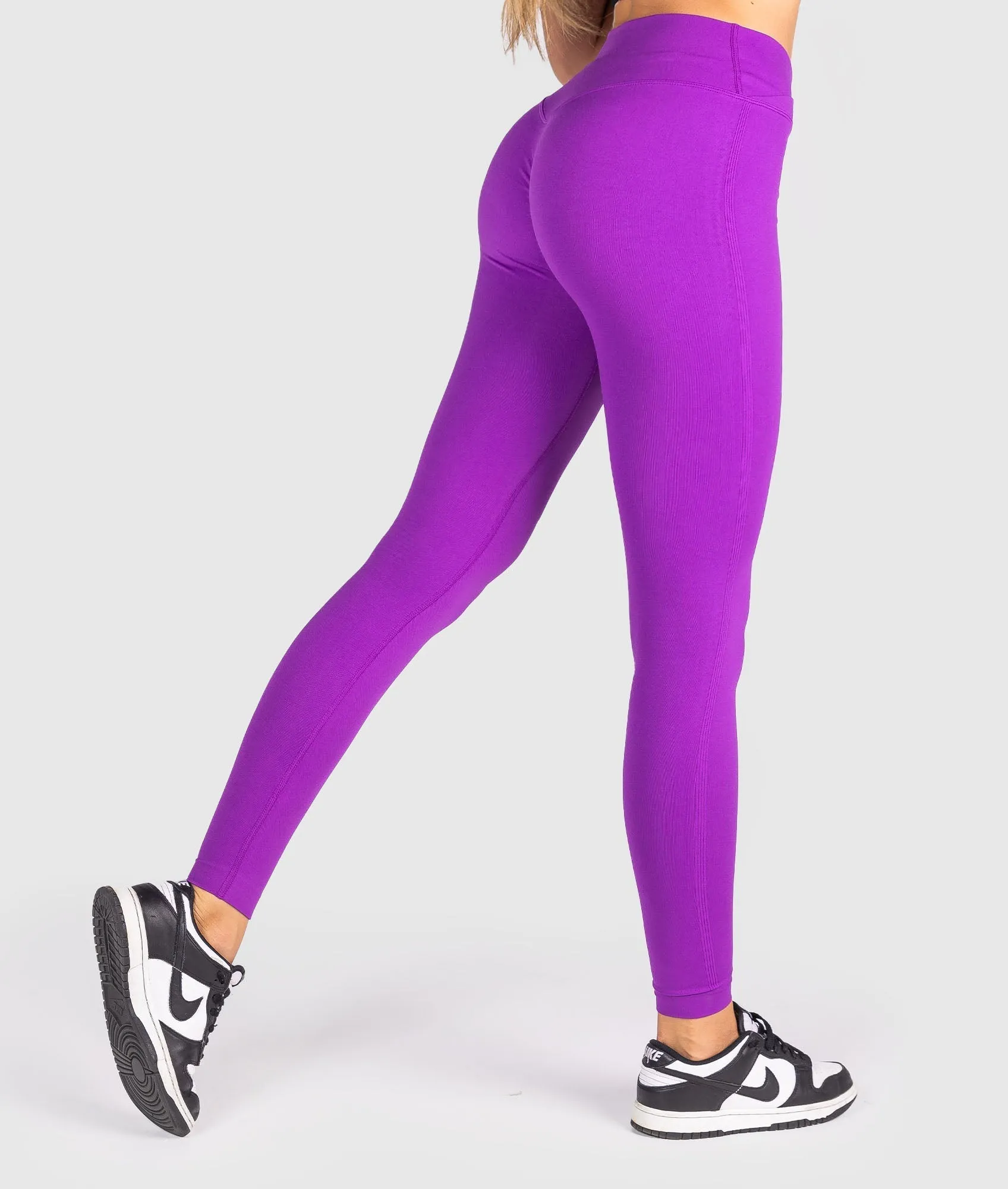 Sakura Seamless Leggings - Grape