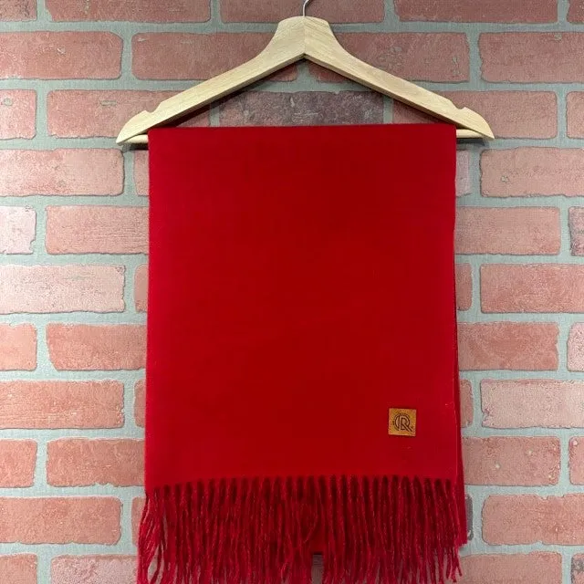 Scarf - Wool - Solid Red