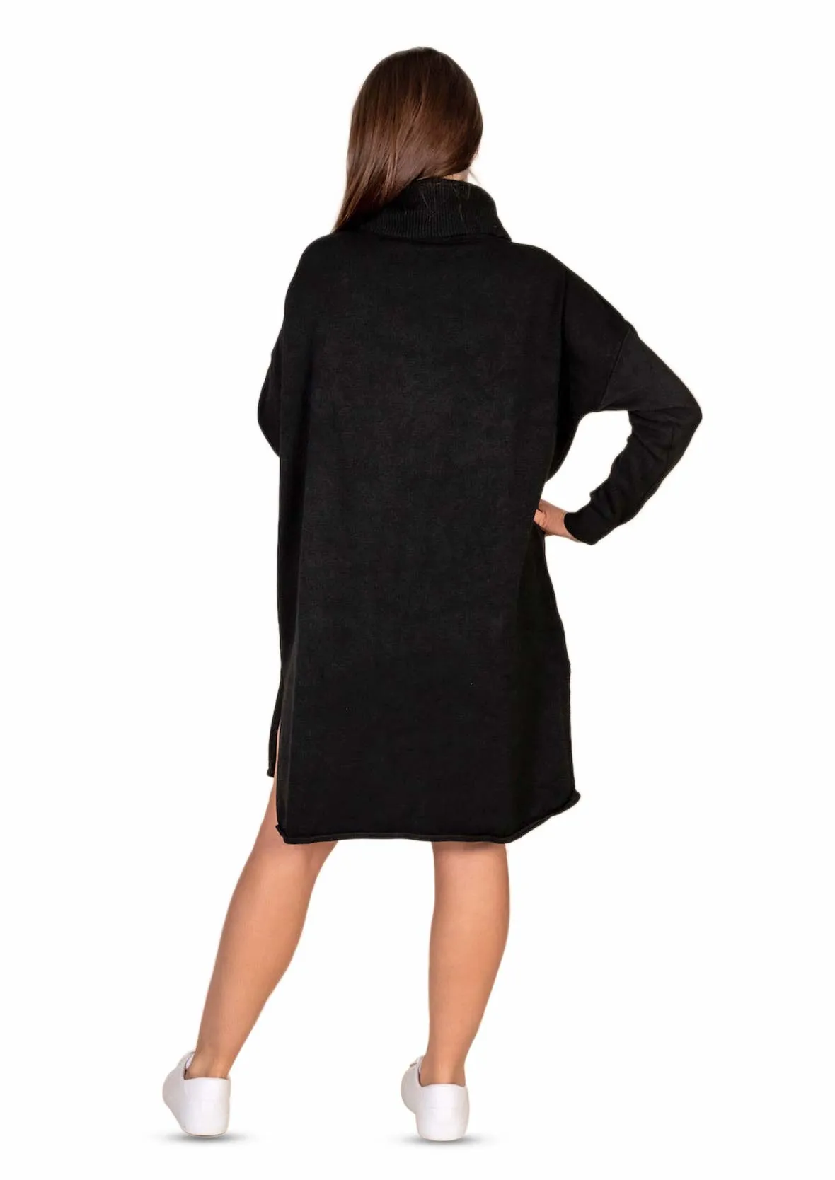 Soft Roll Neck Jumper Dress