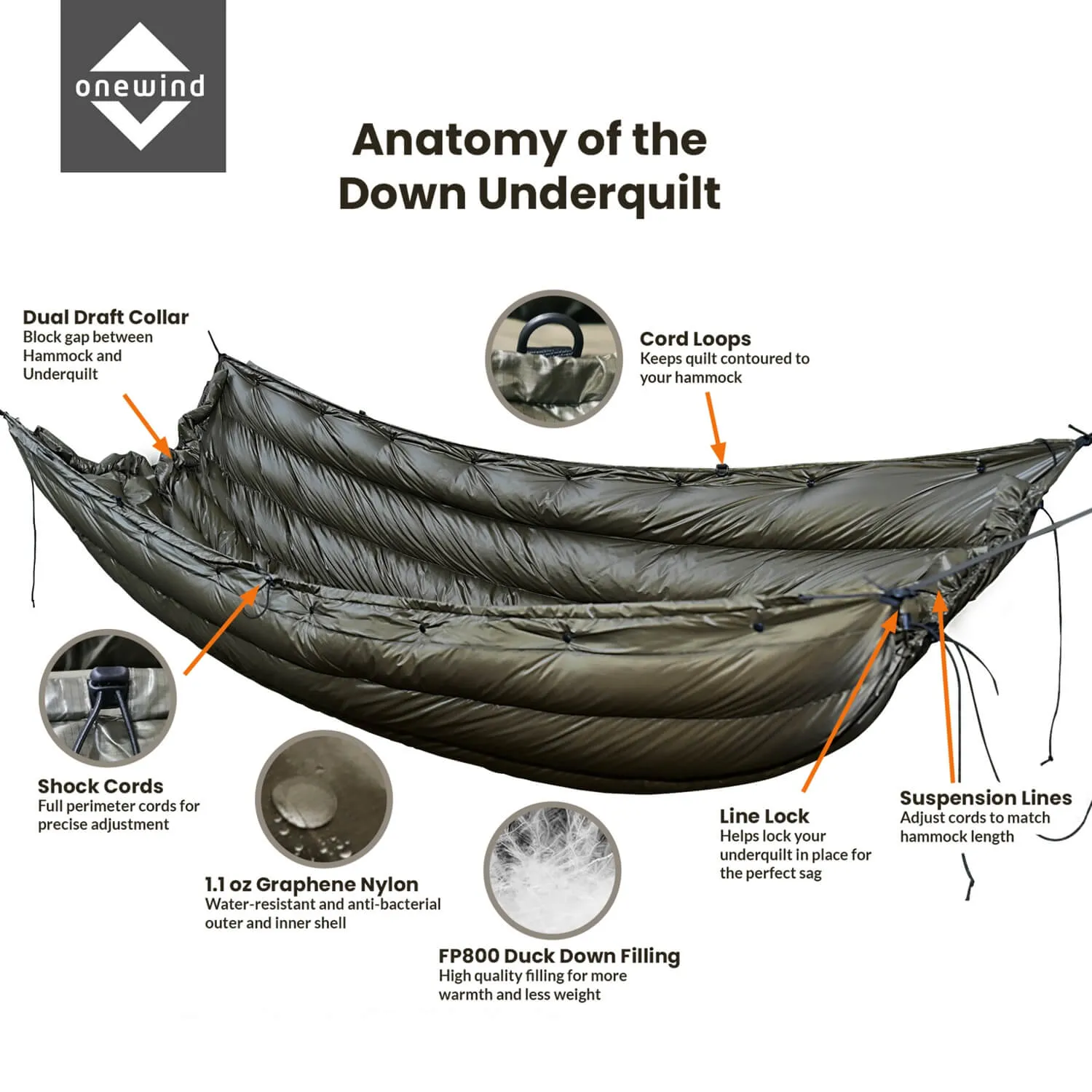 Solstice Hammock Down Underquilt