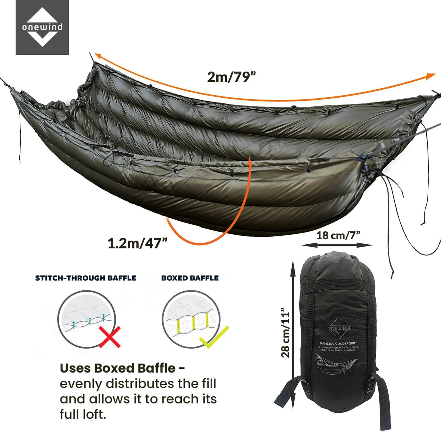 Solstice Hammock Down Underquilt