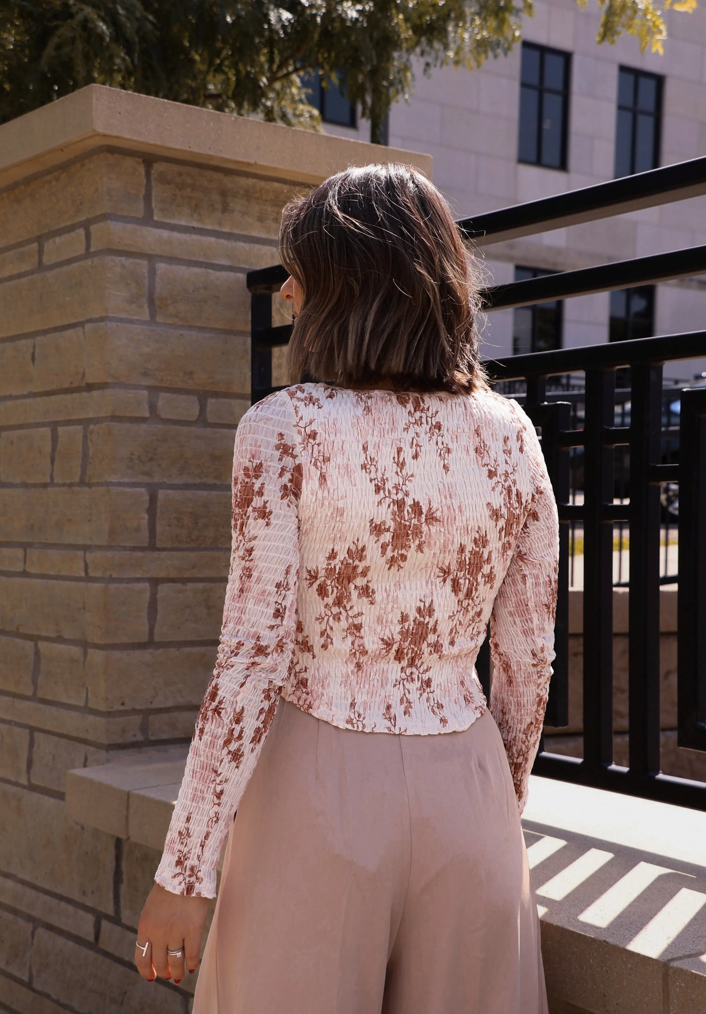 Spiced Blooms Top