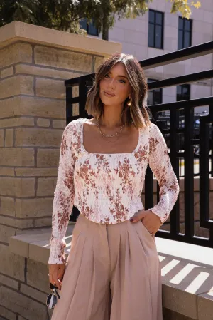 Spiced Blooms Top