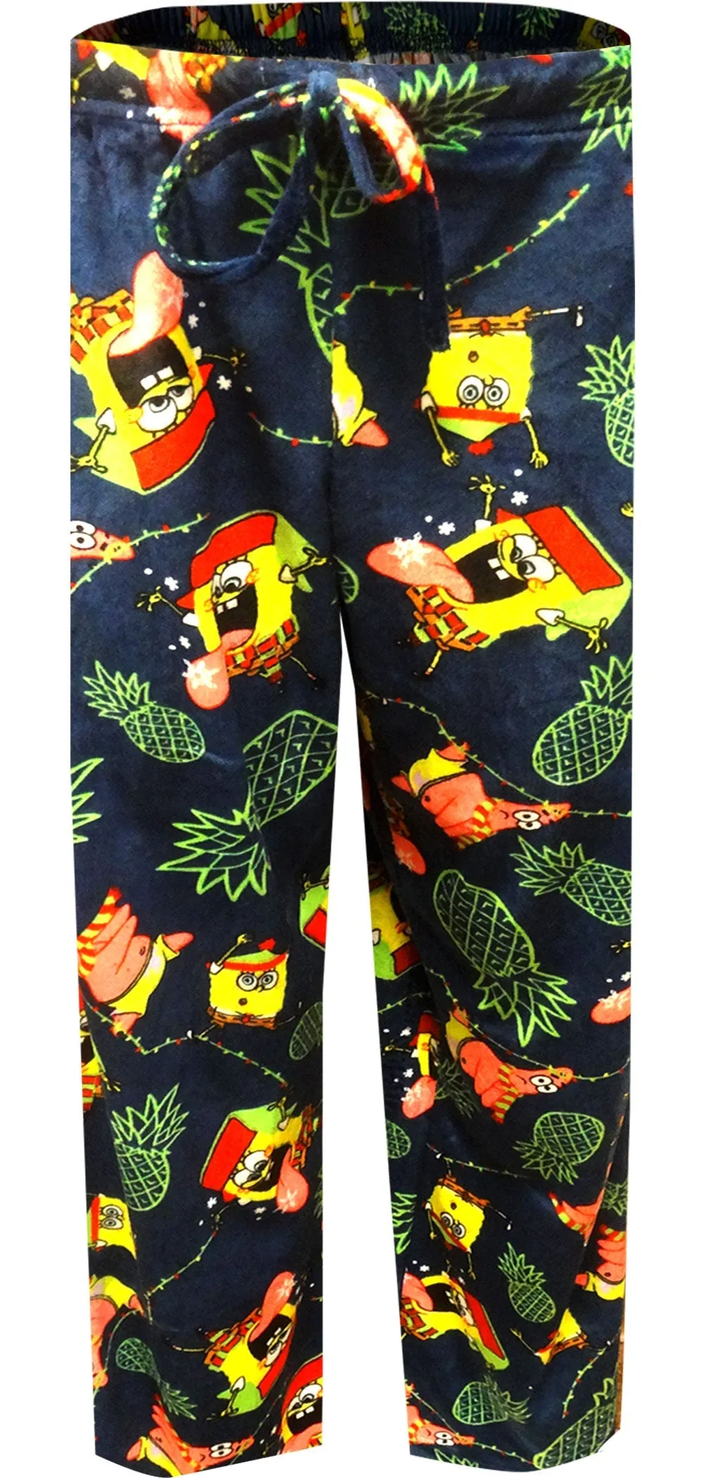 SpongeBob and Patrick Christmas Fun Silky Fleece Lounge Pants