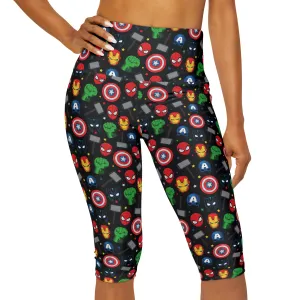 Super Heroes Athletic Capri Leggings