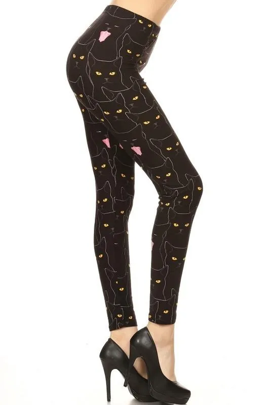 The Cat's Meow Print Leggings