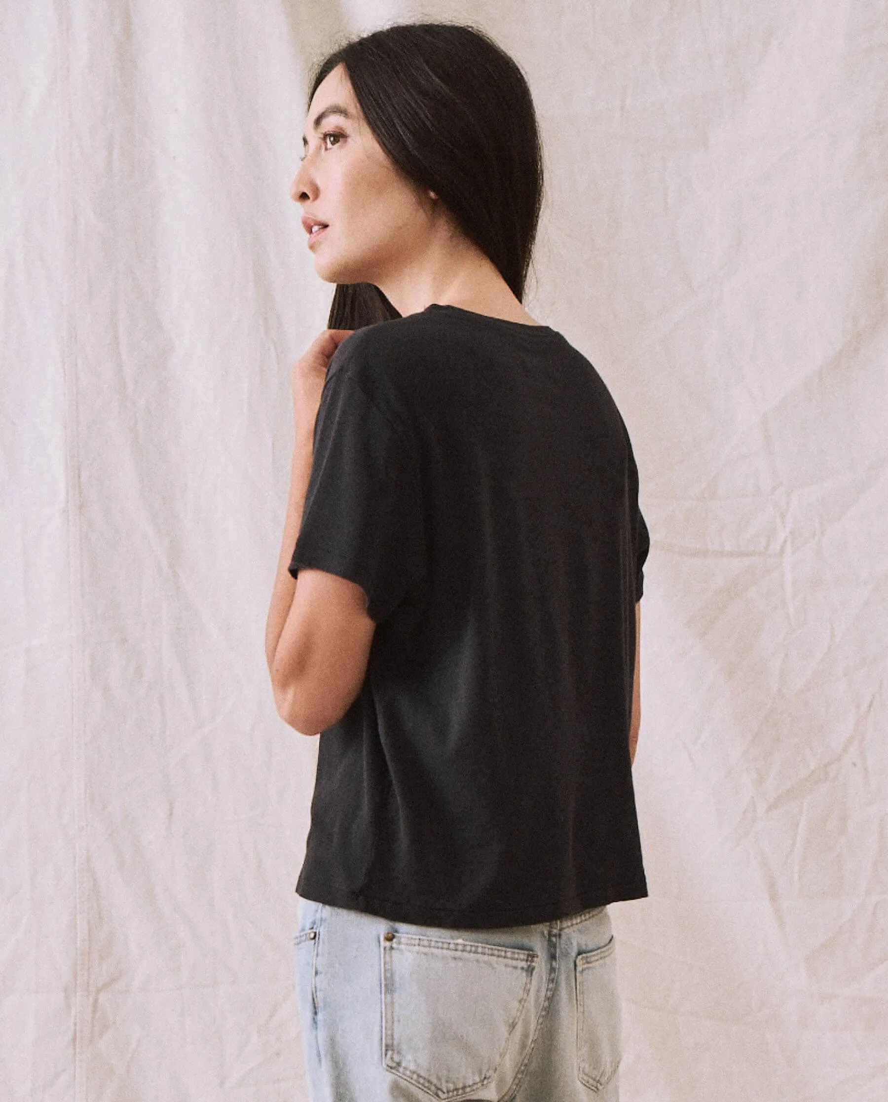 The Little Recycled Rib Tee. -- Night