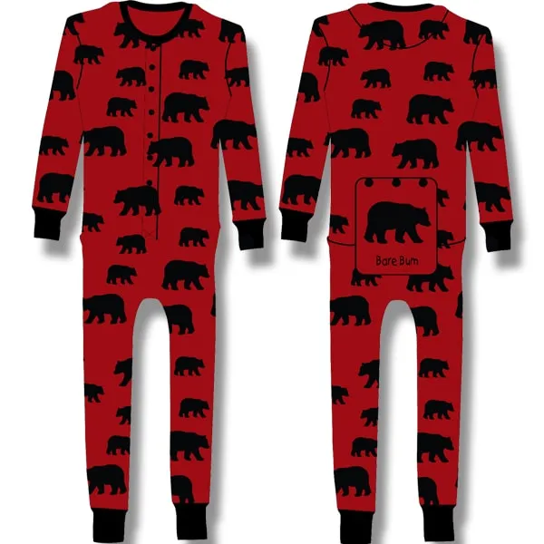 Thermal Underwear for kids.  Allover Print.