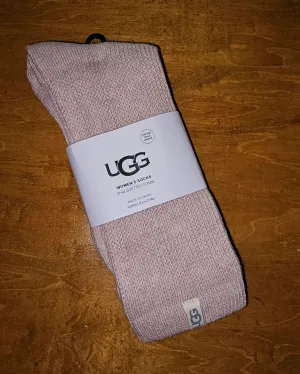 UGG™ Shealy Cozy Crew Women's Socks Ashen Rose