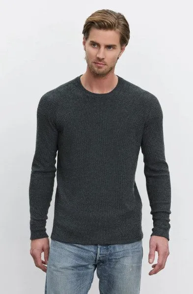 Velvet by Graham & Spencer Tobias Brushed Thermal Crew