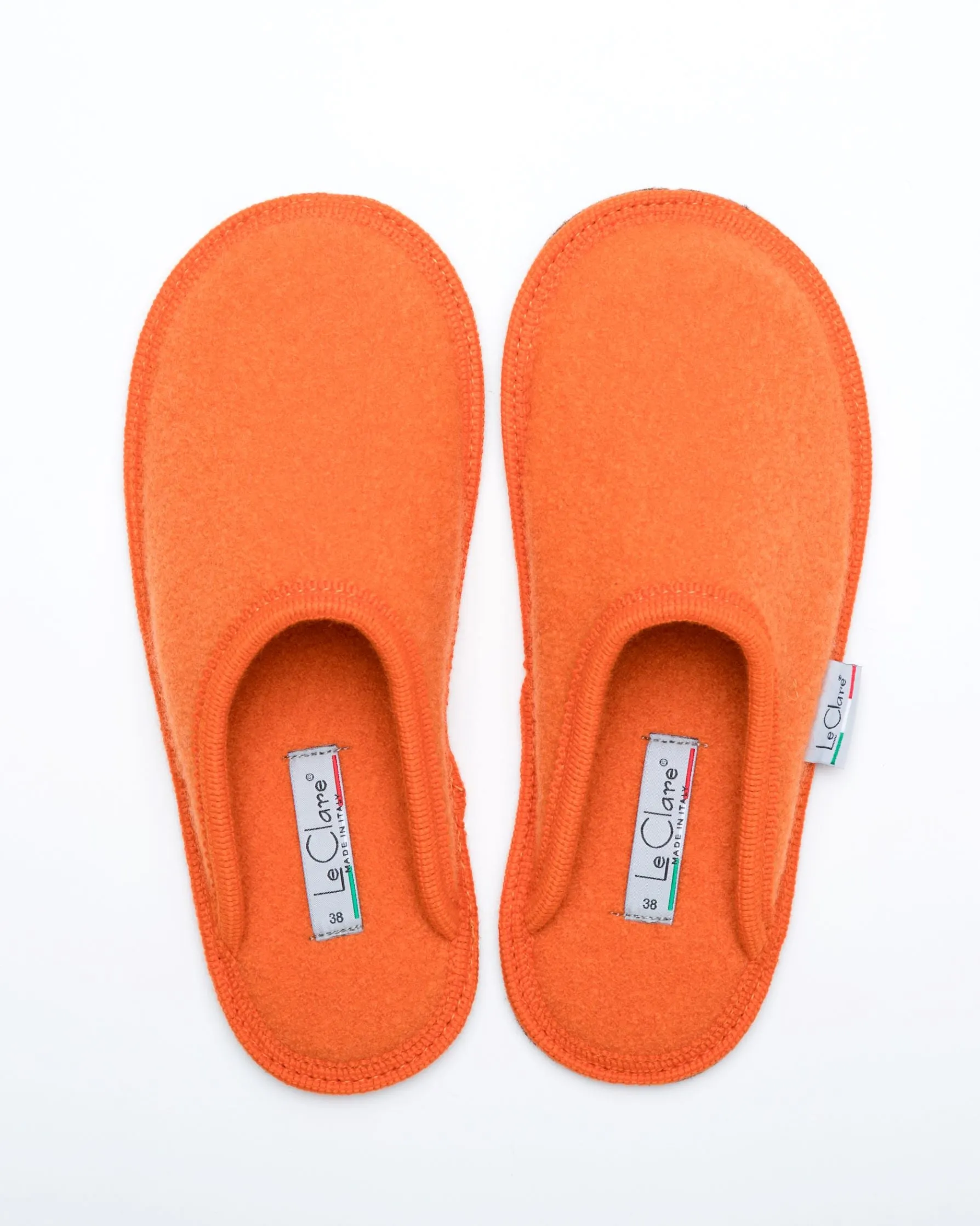 Women's Boiled Wool Stella Slipper Orange