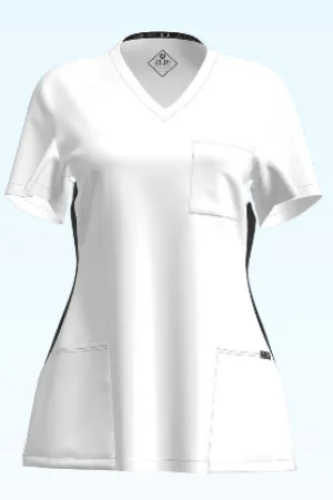 Women's Contrast Scrub Top