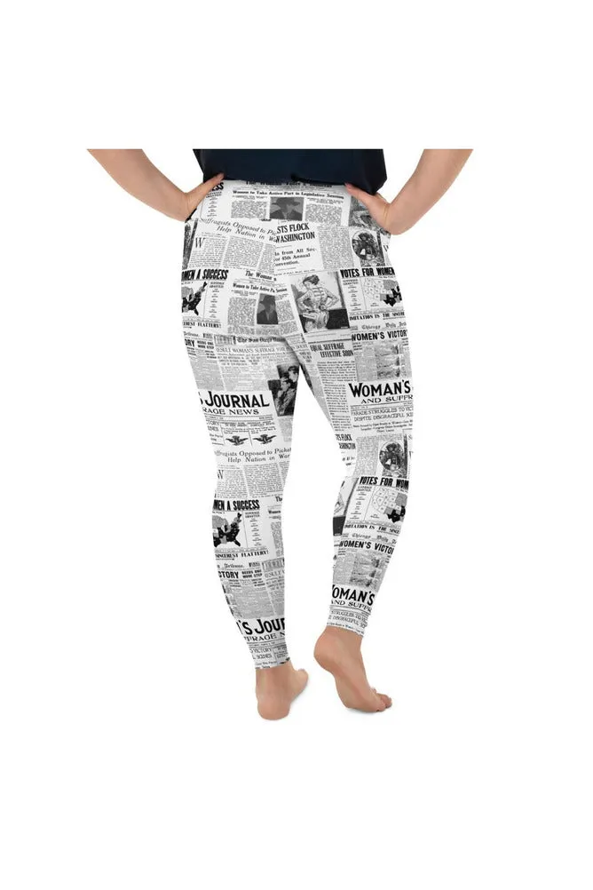 Women's Suffrage Plus Size Leggings