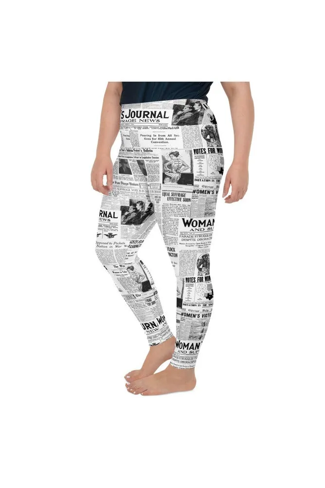 Women's Suffrage Plus Size Leggings